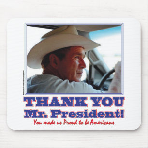 Mousepad George Bush/Obrigado!