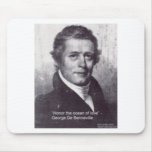 Mousepad George De Benneville Oceano De Amor Citação Presen