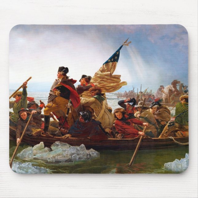 Mousepad George Washington Atravessando O Rio Delaware (Frente)
