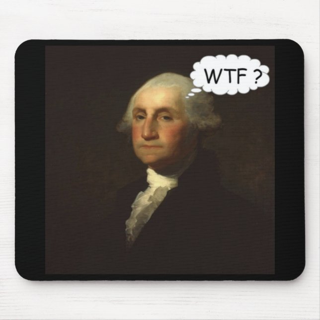 Mousepad George Washington que gira em sua sepultura (Frente)