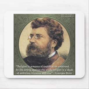 Mousepad Georges Bizet Religião Vergonha Cotações Presentes