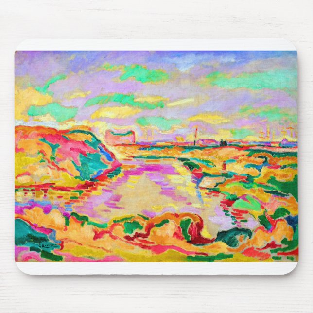 Mousepad Georges Braque Landscape Perto de Antuérpia (Frente)