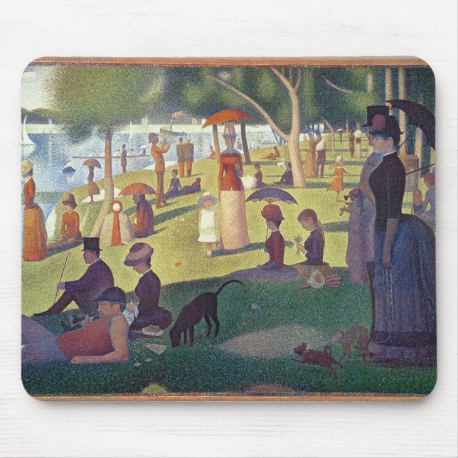 Mousepad Georges Pierre Seurat | Domingo à tarde no Is (Frente)