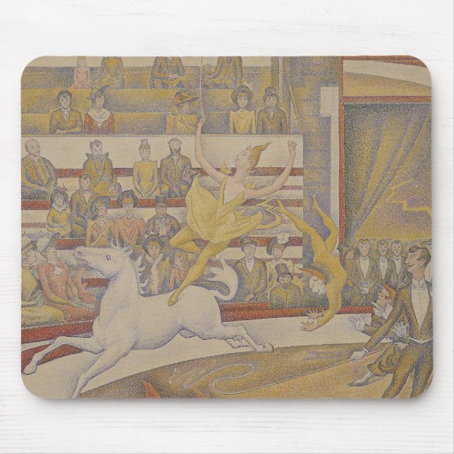 Mousepad Georges Pierre Seurat | o circo, 1891 (Frente)