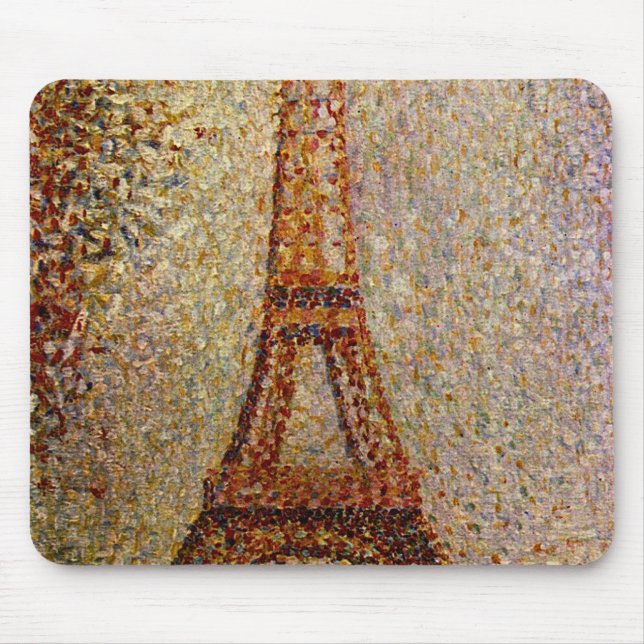 Mousepad Georges Seurat: A Torre Eiffel (1889) (Frente)