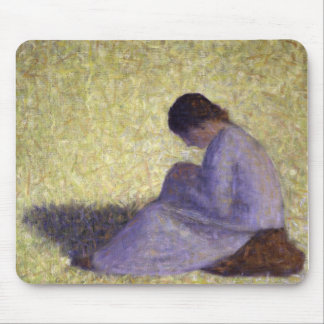 Mousepad Georges Seurat - mulher assentada