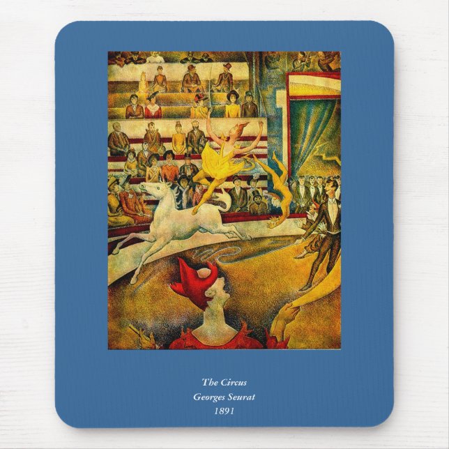 Mousepad Georges Seurat's The Circus (1891) (Frente)