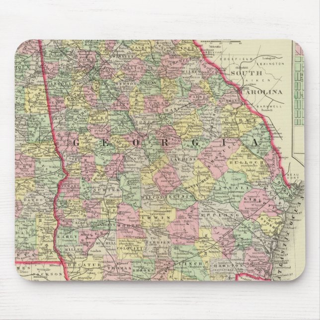 Mousepad Georgia, Alabama (Frente)
