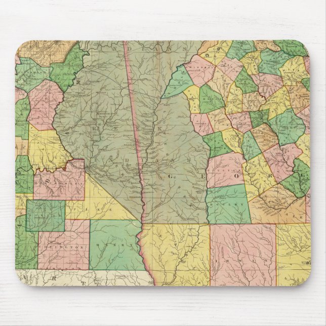 Mousepad Geórgia e Alabama 2 (Frente)