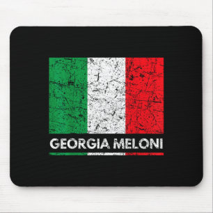 Mousepad Georgia Meloni Heroína Italiana Bandeira da Itália