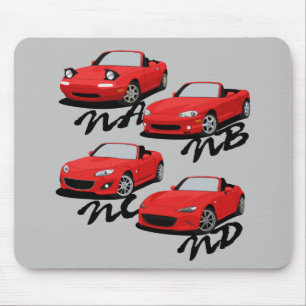 Mousepad Gerações de Miata