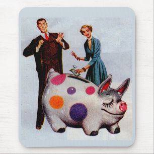 Mousepad Gerald e Louise alimentam o porco
