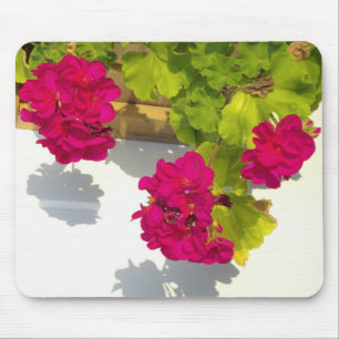 Mousepad Gerânio rosa