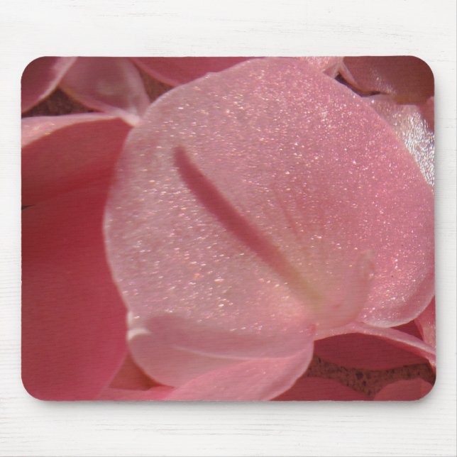 Mousepad Gerânio rosa: quase Rosas claro sólidas (Frente)