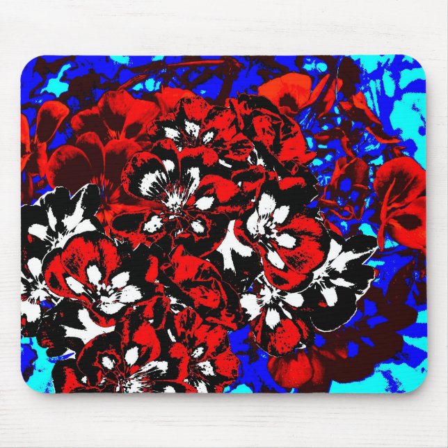 Mousepad Gérânios Patrióticos - Pad de Mouse Computador (Frente)