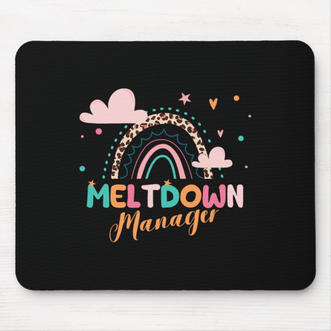 Mousepad Gerente de Colapso Provedor de Creche Após Dia Esc (Frente)