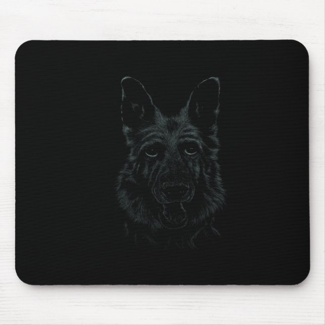 Mousepad German shepherd (Frente)