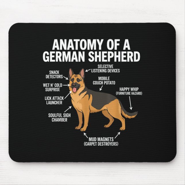 Mousepad German Shepherd  (Frente)