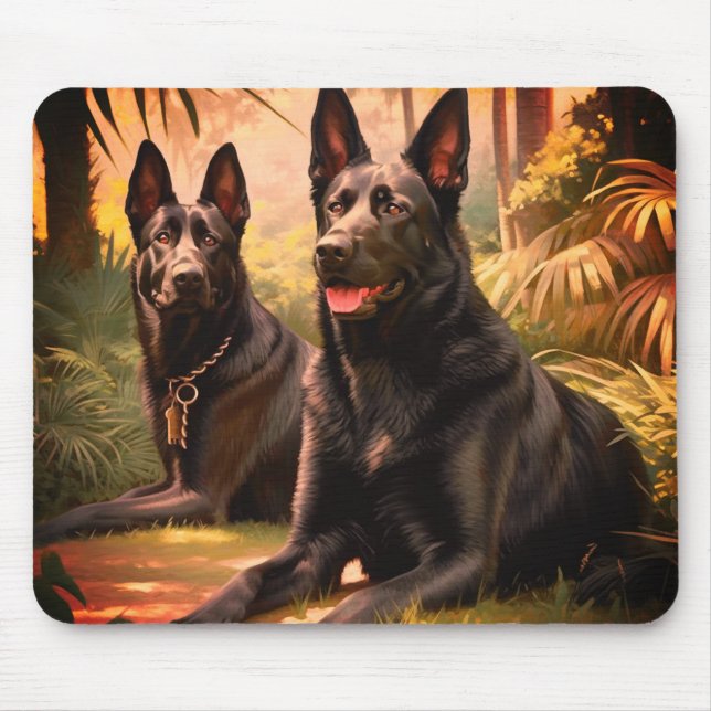 Mousepad German shepherd (Frente)
