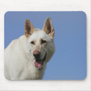 Mousepad German shepherd branco