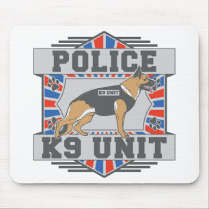Mousepad German shepherd da polícia da unidade K9