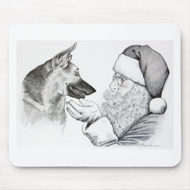 Mousepad GERMAN SHEPHERD e PAPAIS NOEIS (Frente)