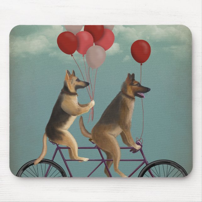 Mousepad German shepherd Tandem (Frente)