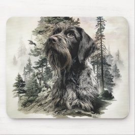 Mousepad German Wirehaired Pointer