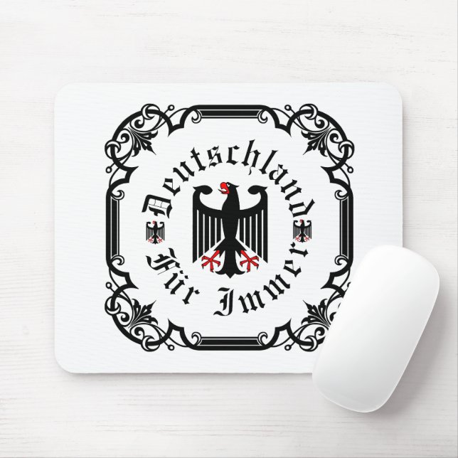 Mousepad Germany/Deutschland Forever/federal black eagle (Com mouse)