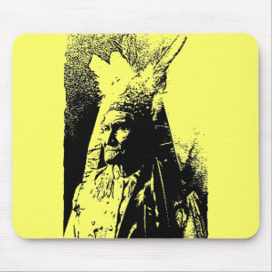 Mousepad Gerônimo preto e branco