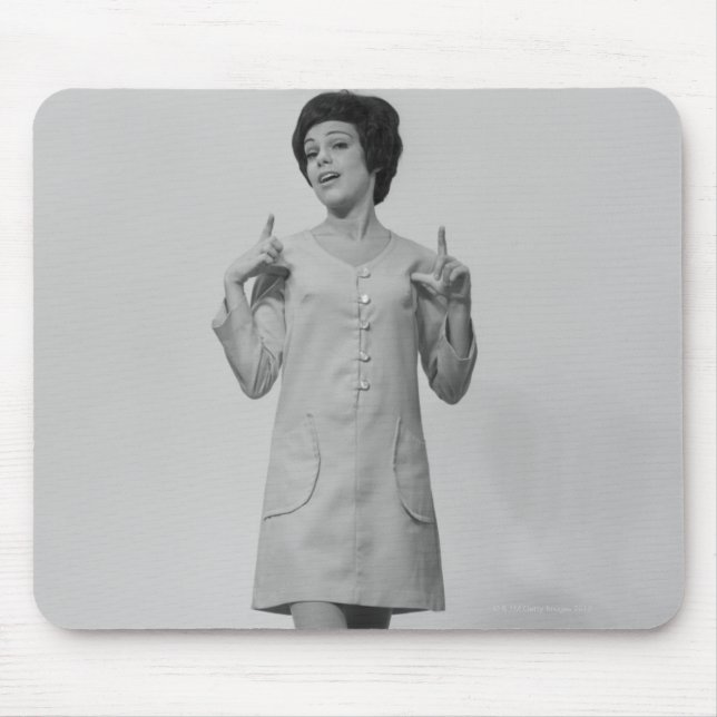 Mousepad Gesticular da mulher (Frente)