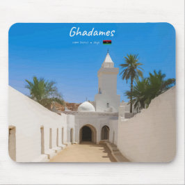 Mousepad Ghadames, Líbia - Mesquita Branca
