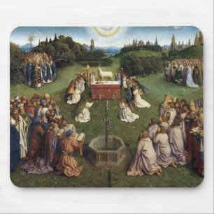 Mousepad Ghent Altarpart(detalhe), Van Eyck Brothers