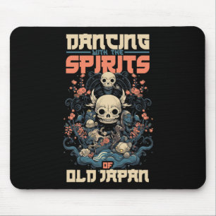 Mousepad Ghost Demon Dançando Com O Espírito Do Antigo Japã