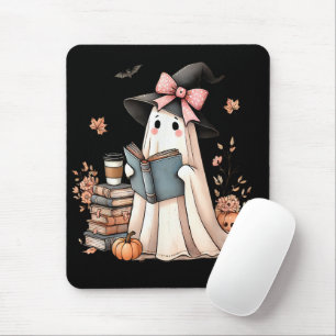 Mousepad Ghost Lading Book Bonito Amava o Fantasma do Hallo