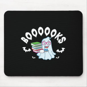 Mousepad Ghost Lendo Livros Figurino De Halloween Para Prof