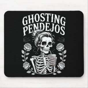 Mousepad Ghost Pendejos Halloween Engraçado Coitada Spooky 