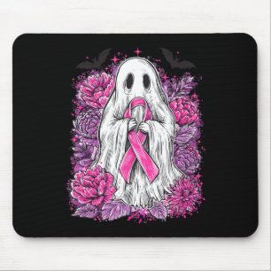 Mousepad Ghost Ribbon Breve Cancer Sensibilização Halloween
