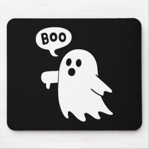 Mousepad Ghost Screaming Boo Desaprovando o Halloween do Fa