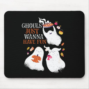 Mousepad Ghous De Dia de as Bruxas engraçado Só Querem Se