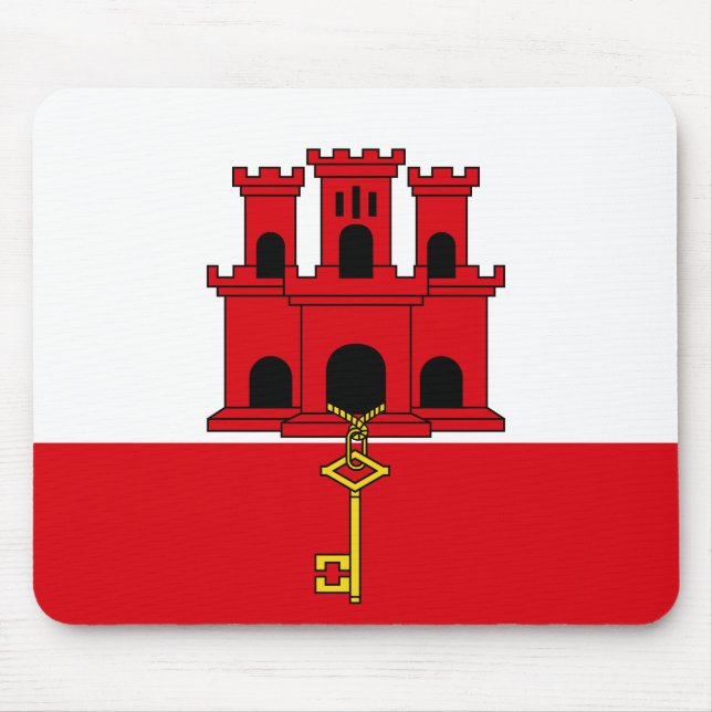 Mousepad Gibraltar Flag (Frente)