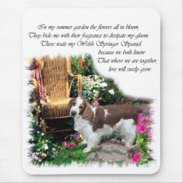Mousepad Gifes de Arte do Welsh Springer Spaniel