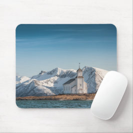 Mousepad Gimsoy Church Lofoten Noruega