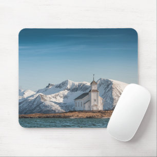 Mousepad Gimsoy Church Lofoten Noruega