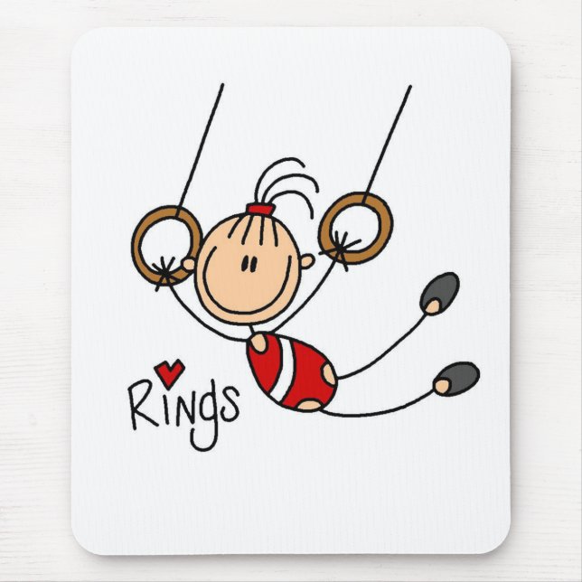 Mousepad Ginasta nas Argolas (Frente)