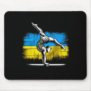 Mousepad Ginástica Artística Ucraniana Bandeira da Ucrânia