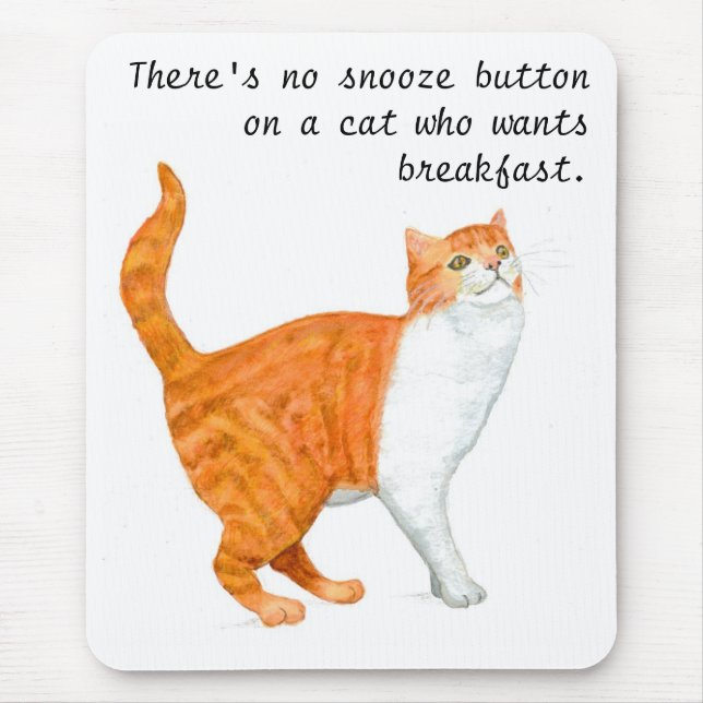 Mousepad 'Ginger Cat' (Frente)