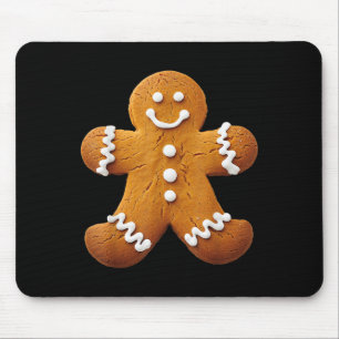 Mousepad Gingerbird Man Costume Natal
