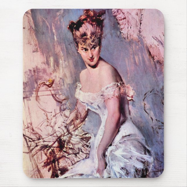 Mousepad Giovanni Boldini - atriz Alice Regnault (Frente)