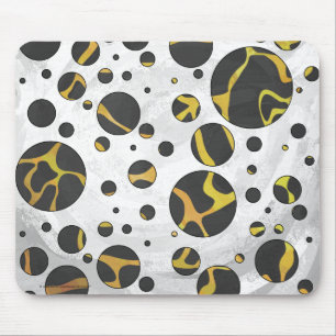 Mousepad Girafa Brown e Impressão amarelo